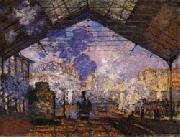 Claude Monet Gare Saint-Lazare oil painting